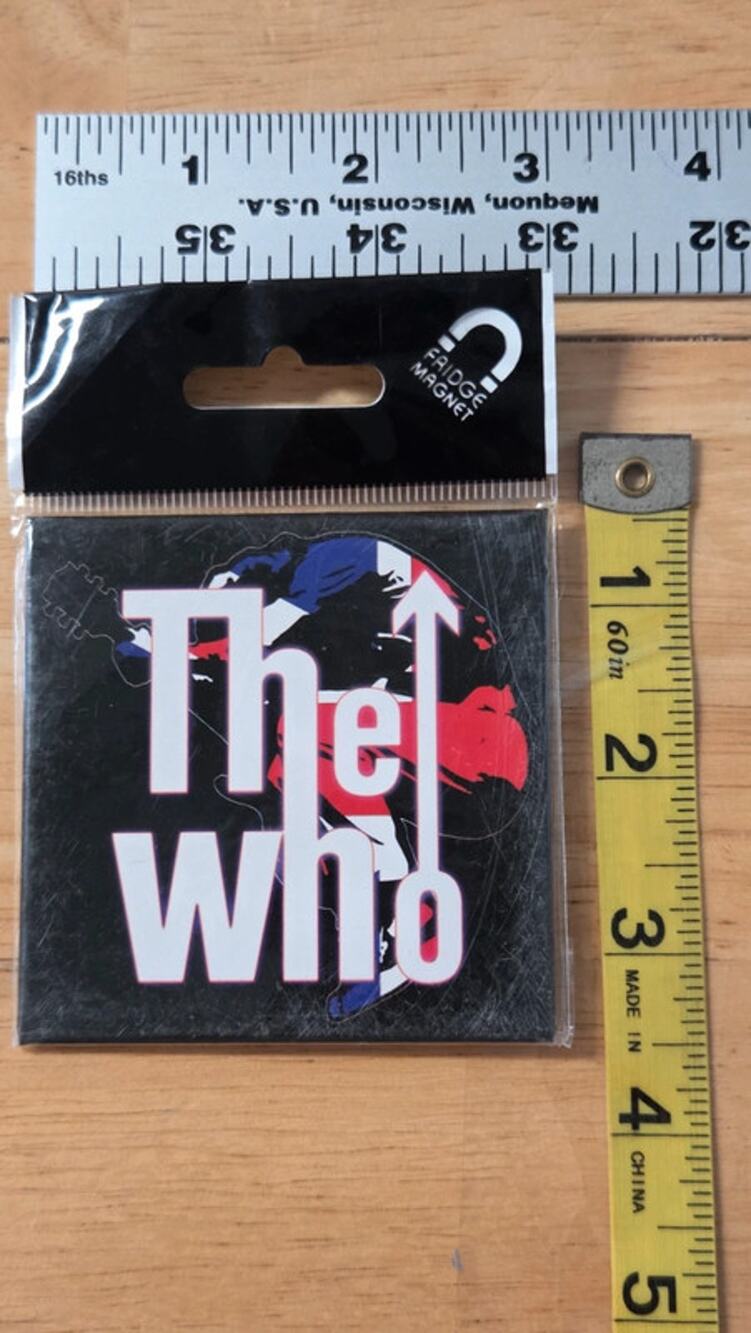 The Who Maximum R&B Fridge Magnet 3" Official Licensed Rock Band Merch 2009